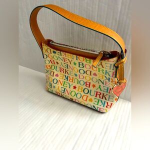 Dooney & Bourke Vintage Y2K Multicolor Mini Hobo Shoulder Bag